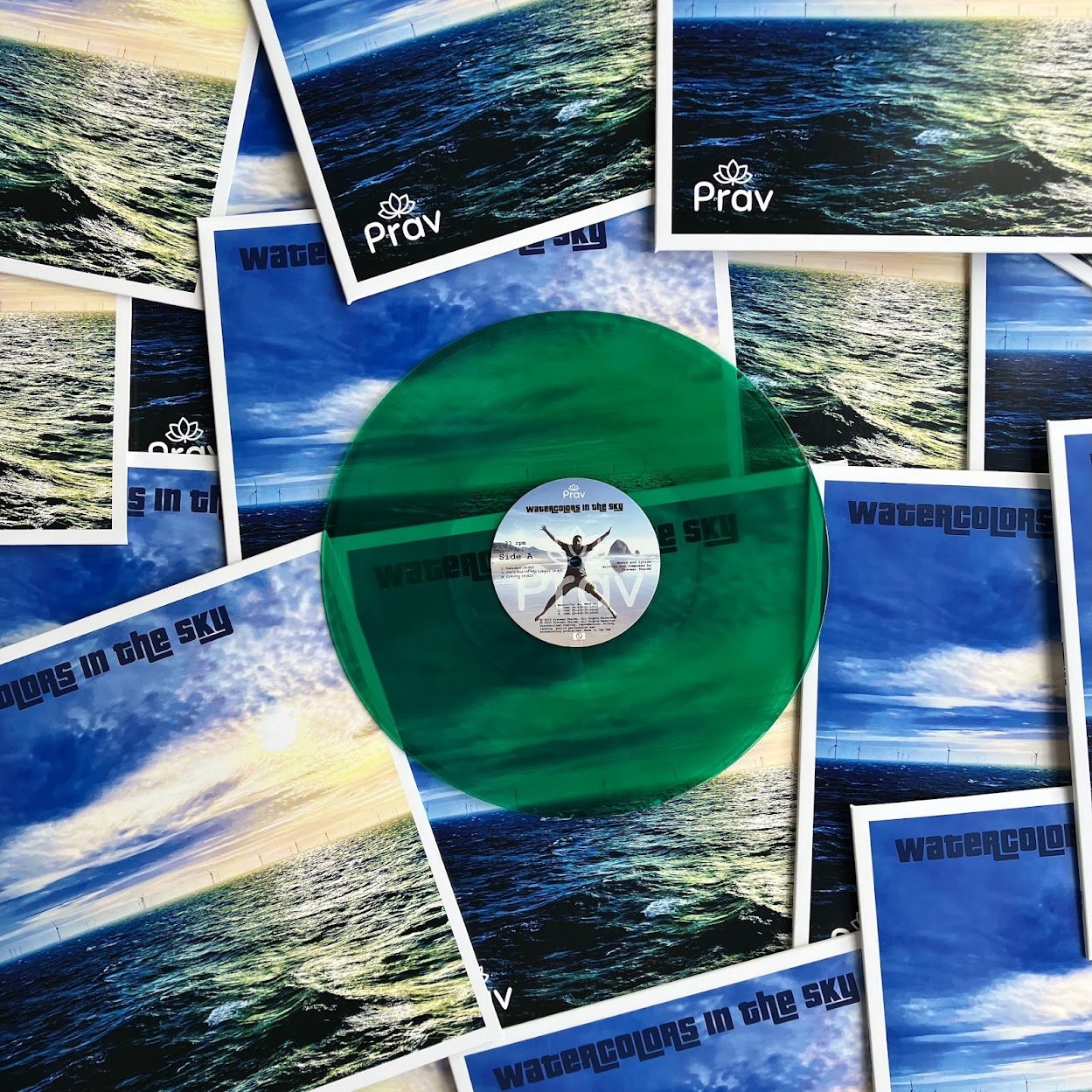 Watercolors in the Sky (vinyl record) — Prav